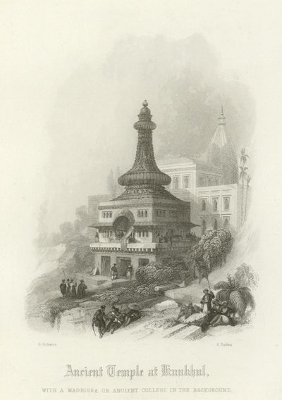 クンクルの古代寺院 作： David Roberts